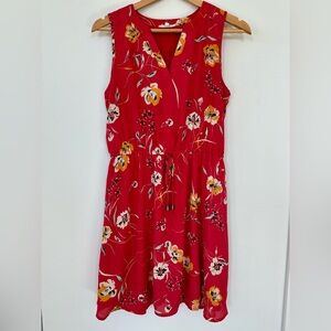 Maurices Red Floral Dress